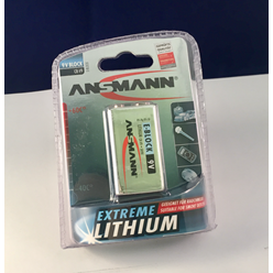 BATTERY ULTRALIFE  9V BATTERIJ LITHIUM 401604